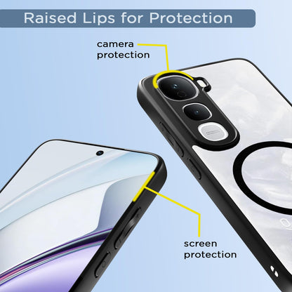 Vivo Y400 Pro 5G MagSafe phone cover in black mag-safe by Pikkme – photo 4