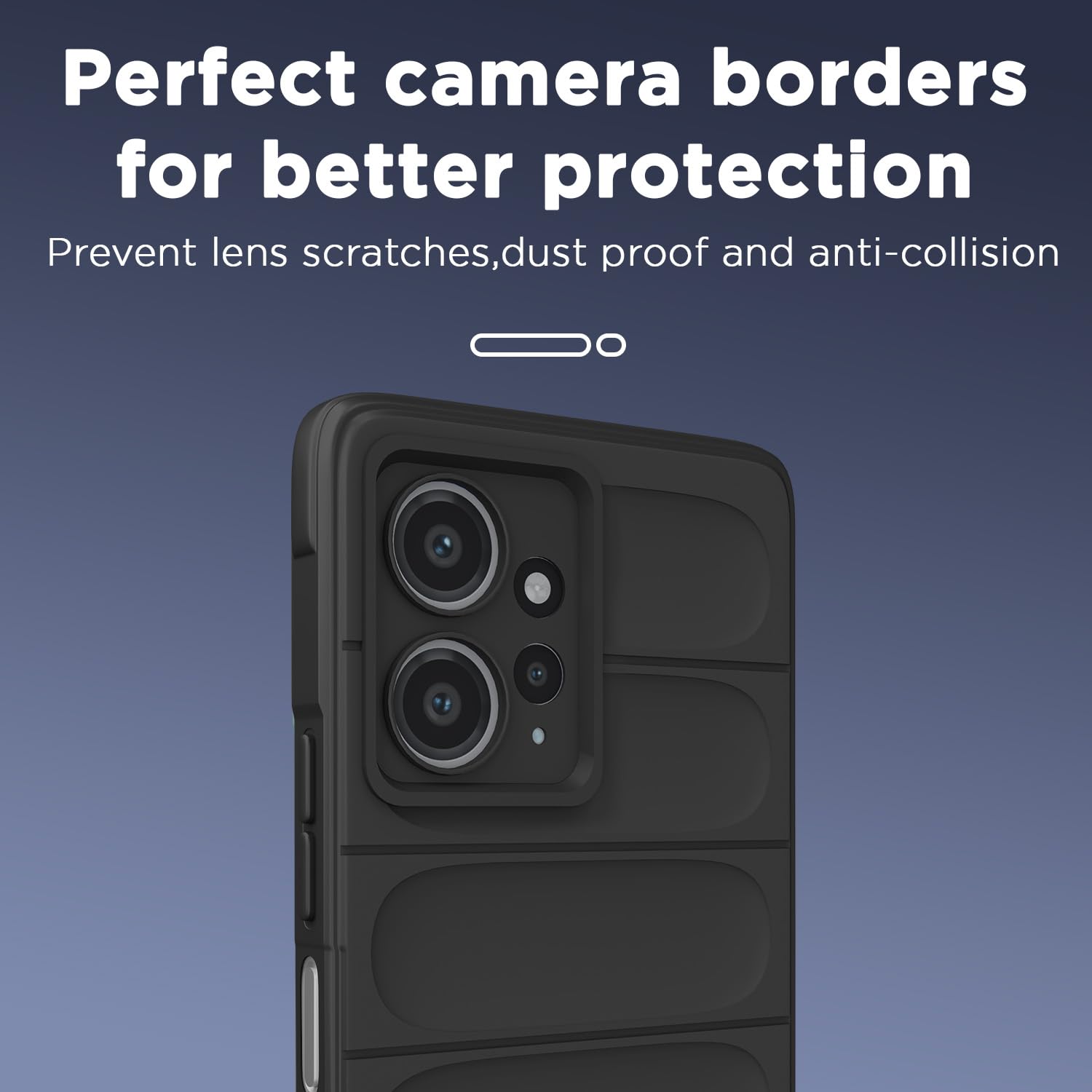Black Liquid Silicone phone cover for Redmi Note 12 4G – Pikkme – photo 7