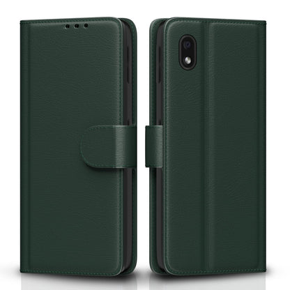 Pikkme Samsung M01 Core Wallet green flip cover
