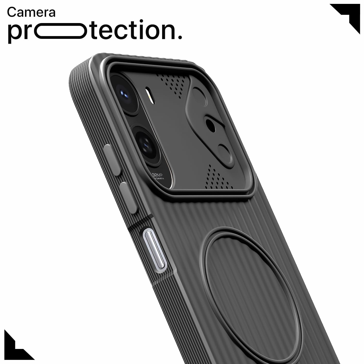 Pikkme grey MagSafe mobile cover for Redmi A7 Pro/Poco C85x 5G/C81 – photo 5