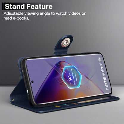 Pikkme Infinix Note 40 Pro Plus 5G blue flip cover – photo 3