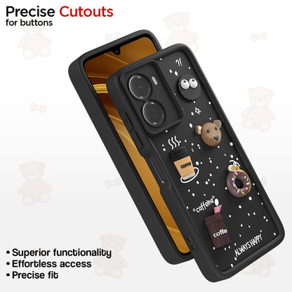 Pikkme Redmi 15A 5G/3D black phone cover – photo 6