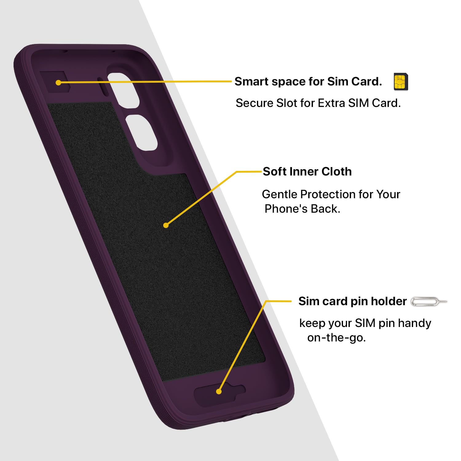 Pikkme Vivo T5 Pro 5G purple phone cover – photo 6