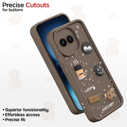 iQOO 15R 5G/3D Silicone back cover in brown by Pikkme – photo 6