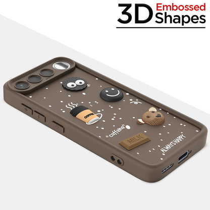 Realme 16 5G/3D Silicone mobile cover in brown by Pikkme – photo 3