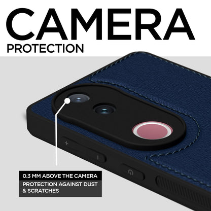 Pikkme Vivo V50 5G / V50e 5G Leather Back Case | Blue