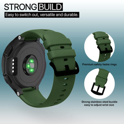 Pikkme Black Hook Strap Compatible (Olive Green) – photo 3