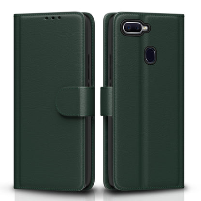 Green flip cover for Oppo F9/F9 Pro/A5/A5S/A7/A11K/A12/Realme 2/2 Pro/U1 – Pikkme