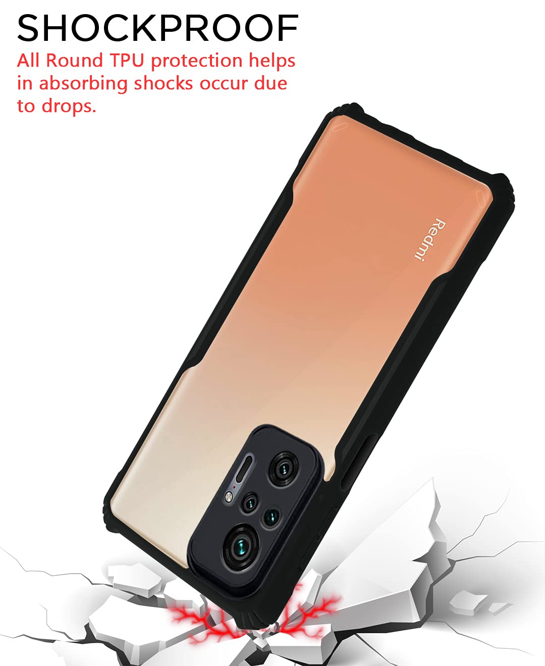 Pikkme Redmi Note 10 Pro/Note 10 Pro Max black mobile cover – photo 3