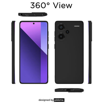 Pikkme Redmi Note 13 Pro Plus 5G black mobile back cover – photo 3