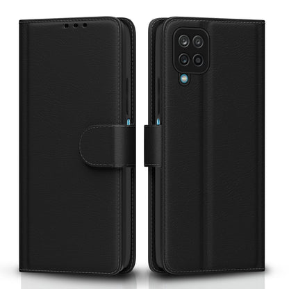 Samsung F62 Wallet flip cover in black by Pikkme