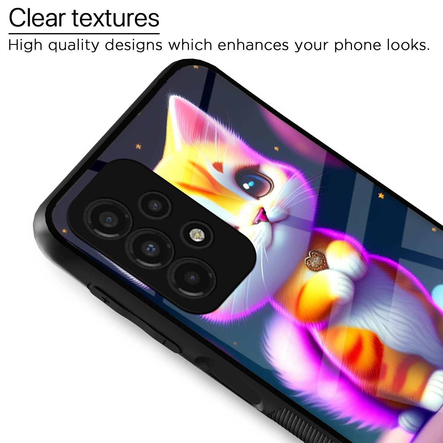 Samsung A13 4G Cat mobile back cover by Pikkme – photo 4