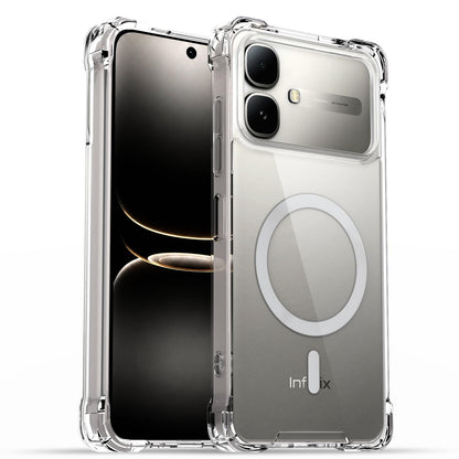 Pikkme Infinix Smart 20 4G transparent mag-safe mobile back cover