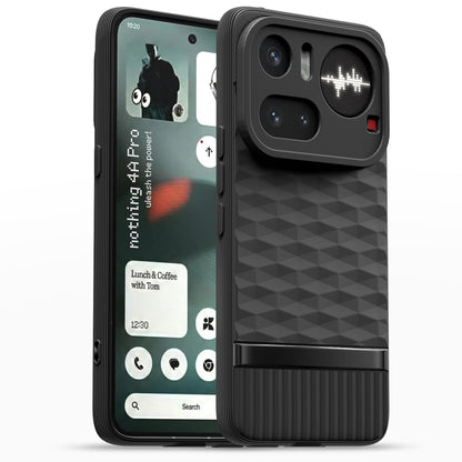 Nothing Phone 4a Pro 5G Silicone phone cover in black by Pikkme