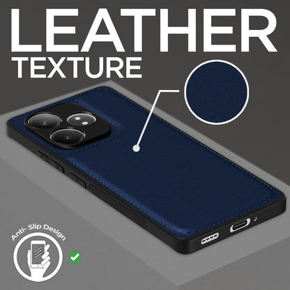 Pikkme blue Leather back cover for Realme GT 6/GT 6T 5G – photo 7