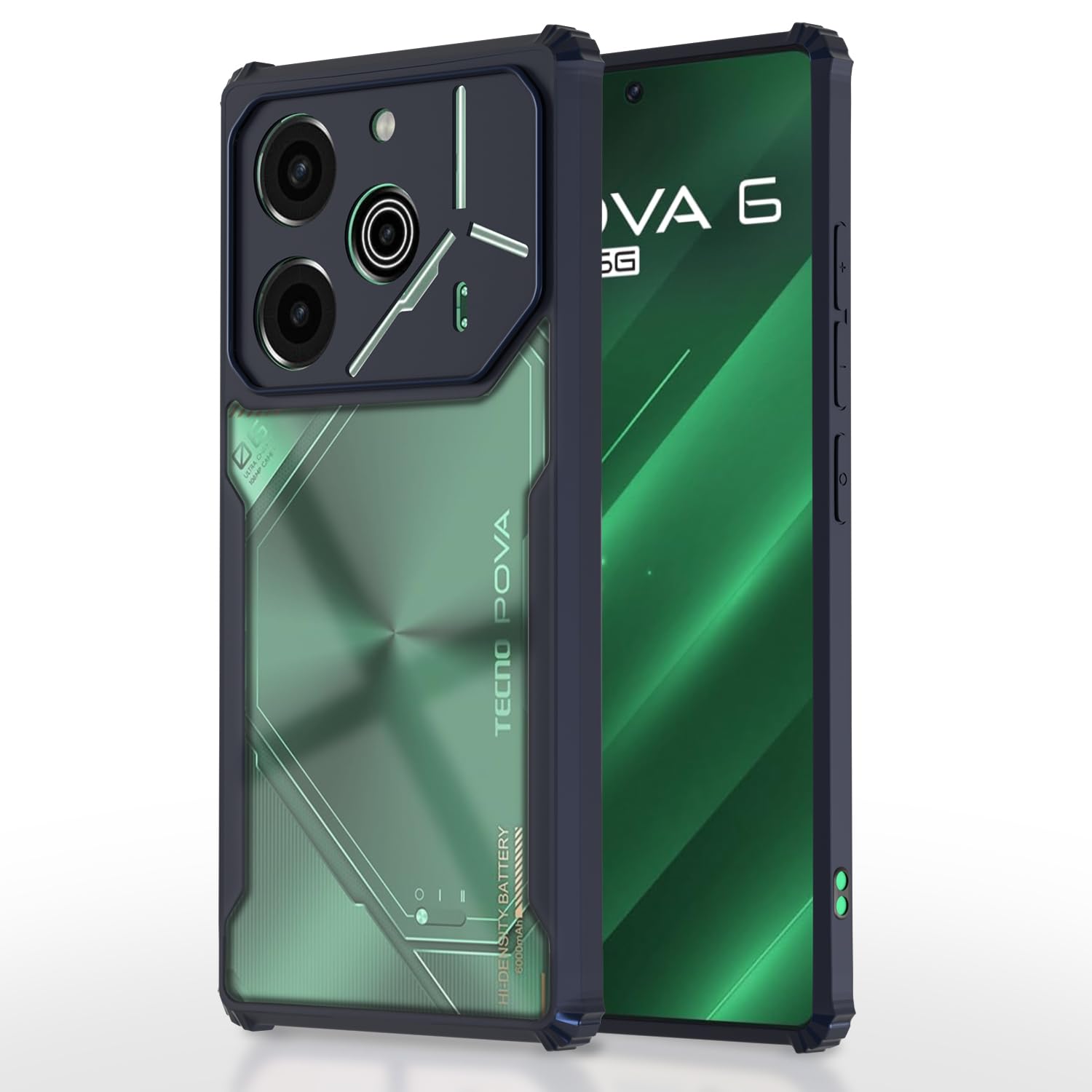 Pikkme Tecno Pova 6 Pro 5G blue phone cover