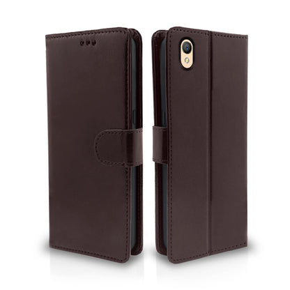 Pikkme Oppo A37 Vintage Flip Cover (Coffee)