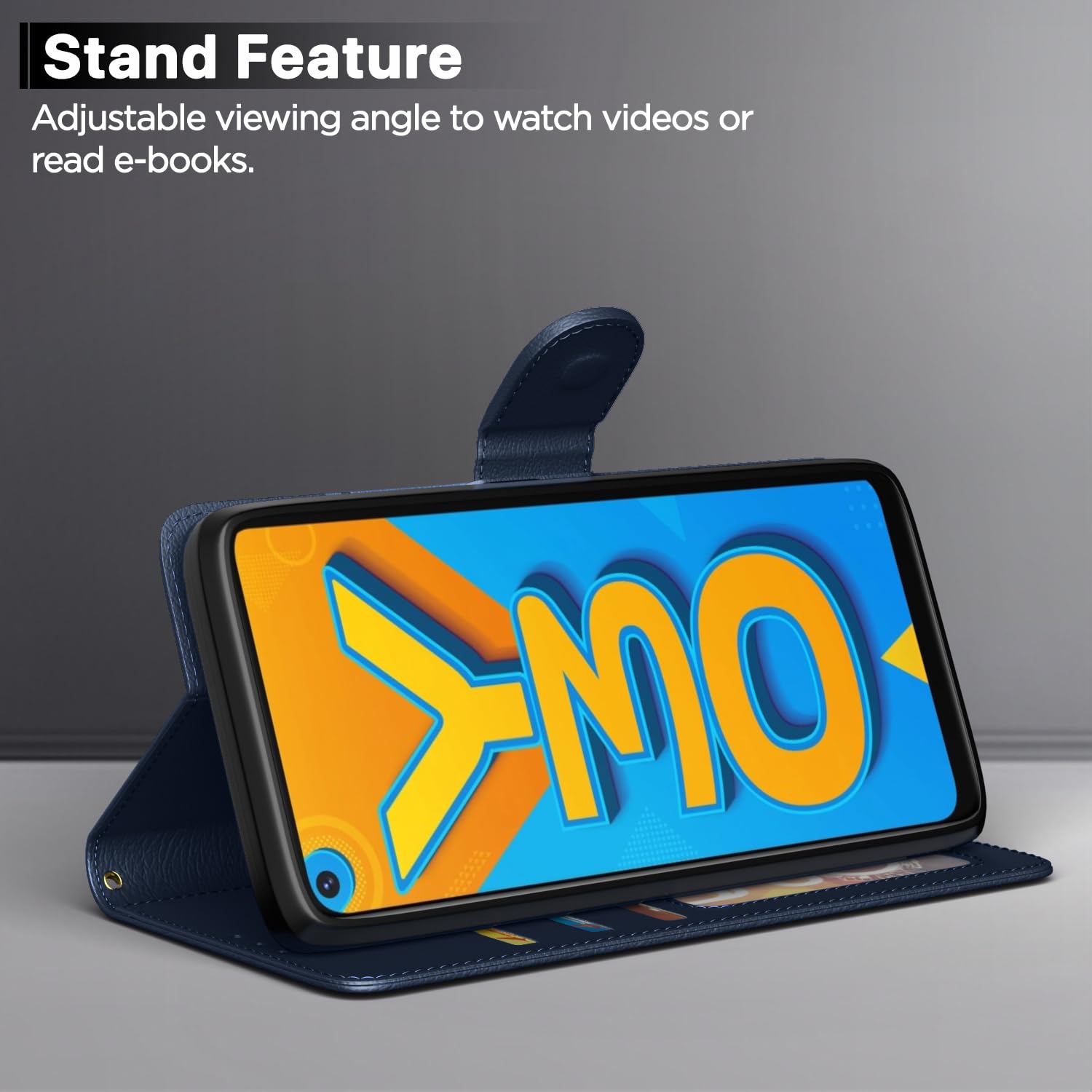 Pikkme Vivo Y50 Wallet blue flip case – photo 3