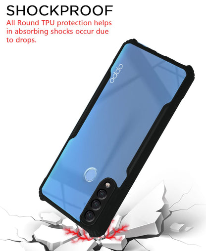 Oppo A31 back cover in black by Pikkme – photo 2