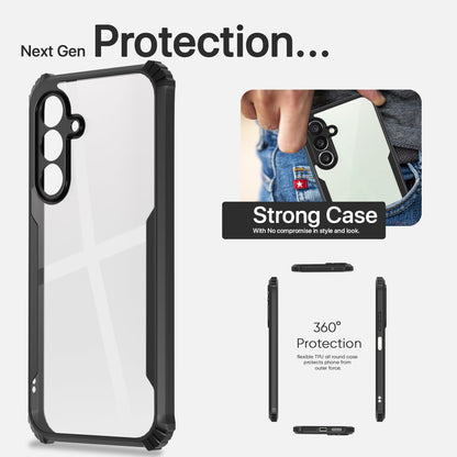 Pikkme Samsung M36 5G Ultra Clear black back cover – photo 7