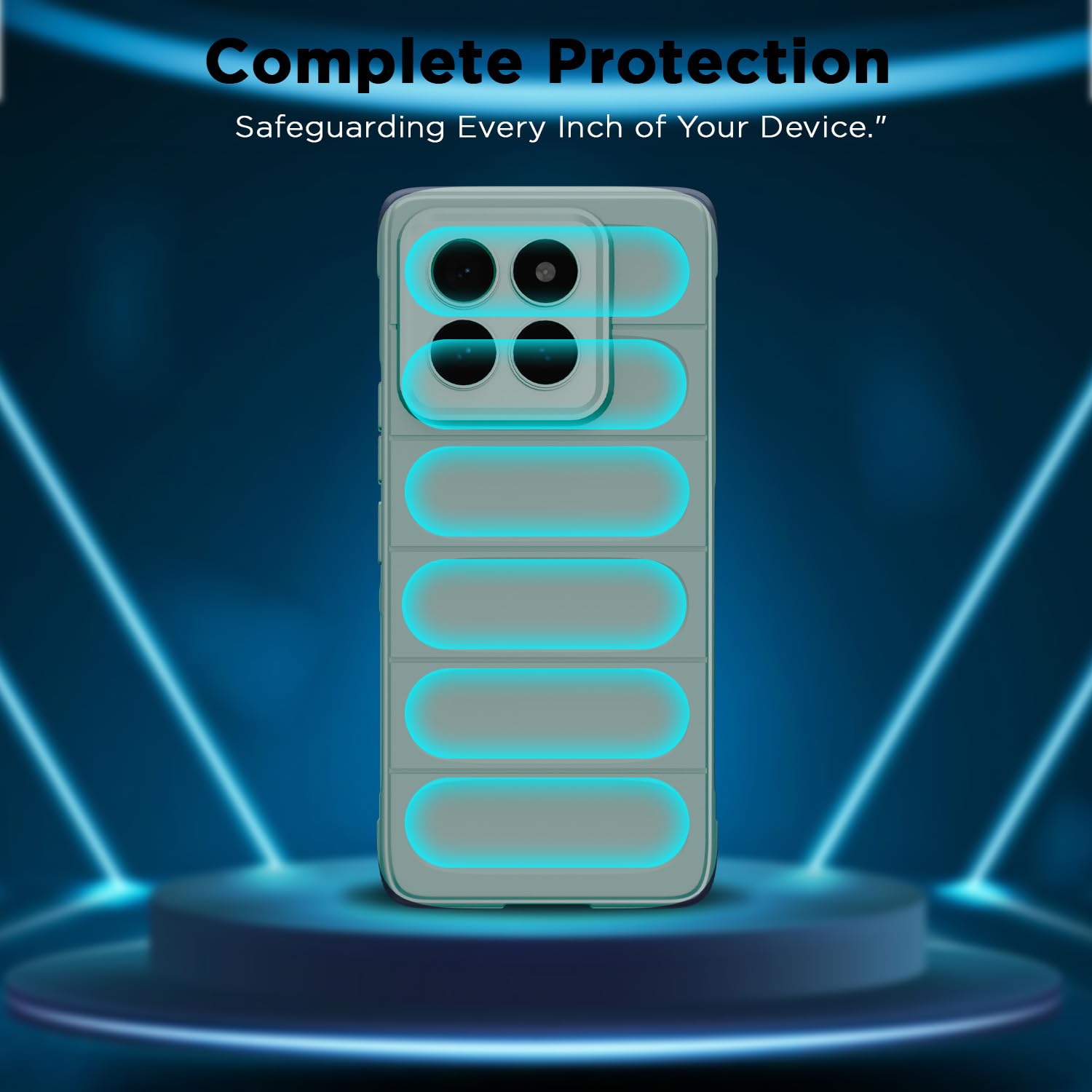 Pikkme Xiaomi 14 Pro 5G ZigZag Back Cover (Green)