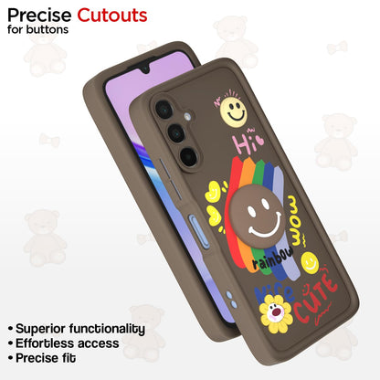 Pikkme Samsung A15 4G/A15 5G Soft Silicone brown mobile back cover – photo 6
