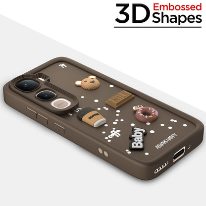 Vivo Y400 Pro 5G/3D phone cover in brown by Pikkme – photo 3