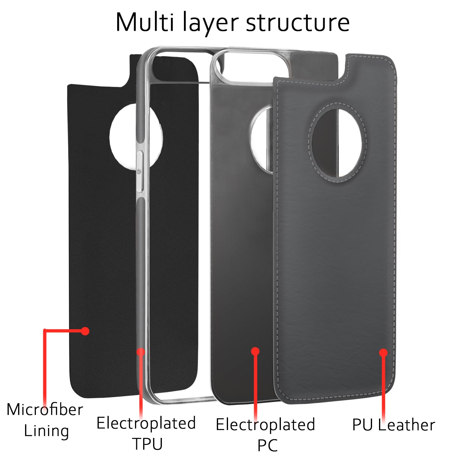 Pikkme iPhone 7 Plus/8 Plus chrome grey back cover – photo 2