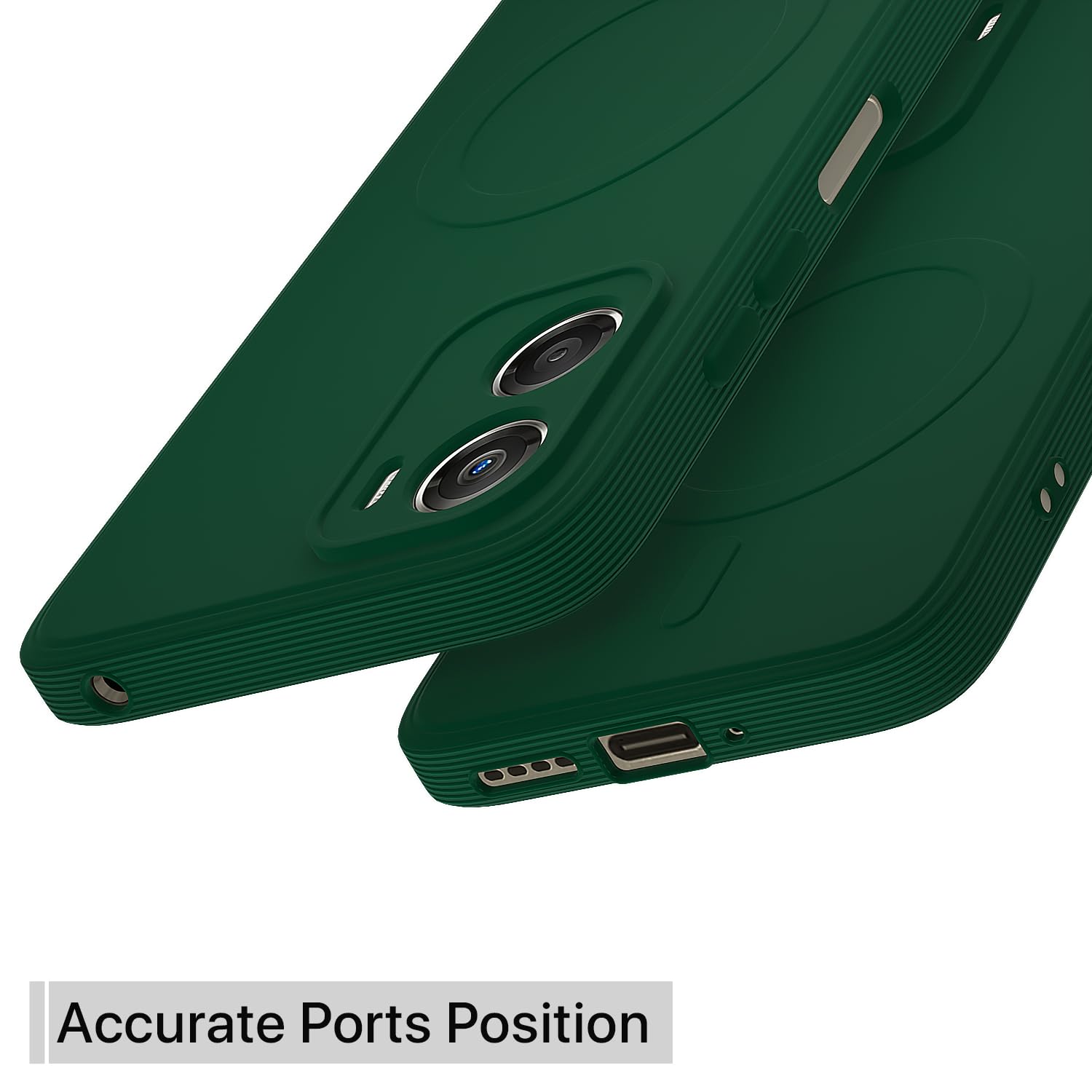 Pikkme Moto G06 Power MagSafe green back cover – photo 4