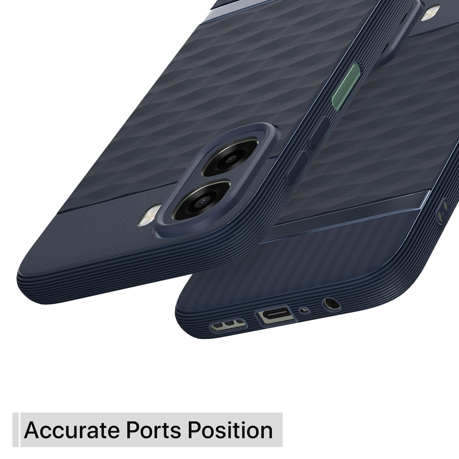 Oppo A6X 5G mobile back cover in blue by Pikkme – photo 4