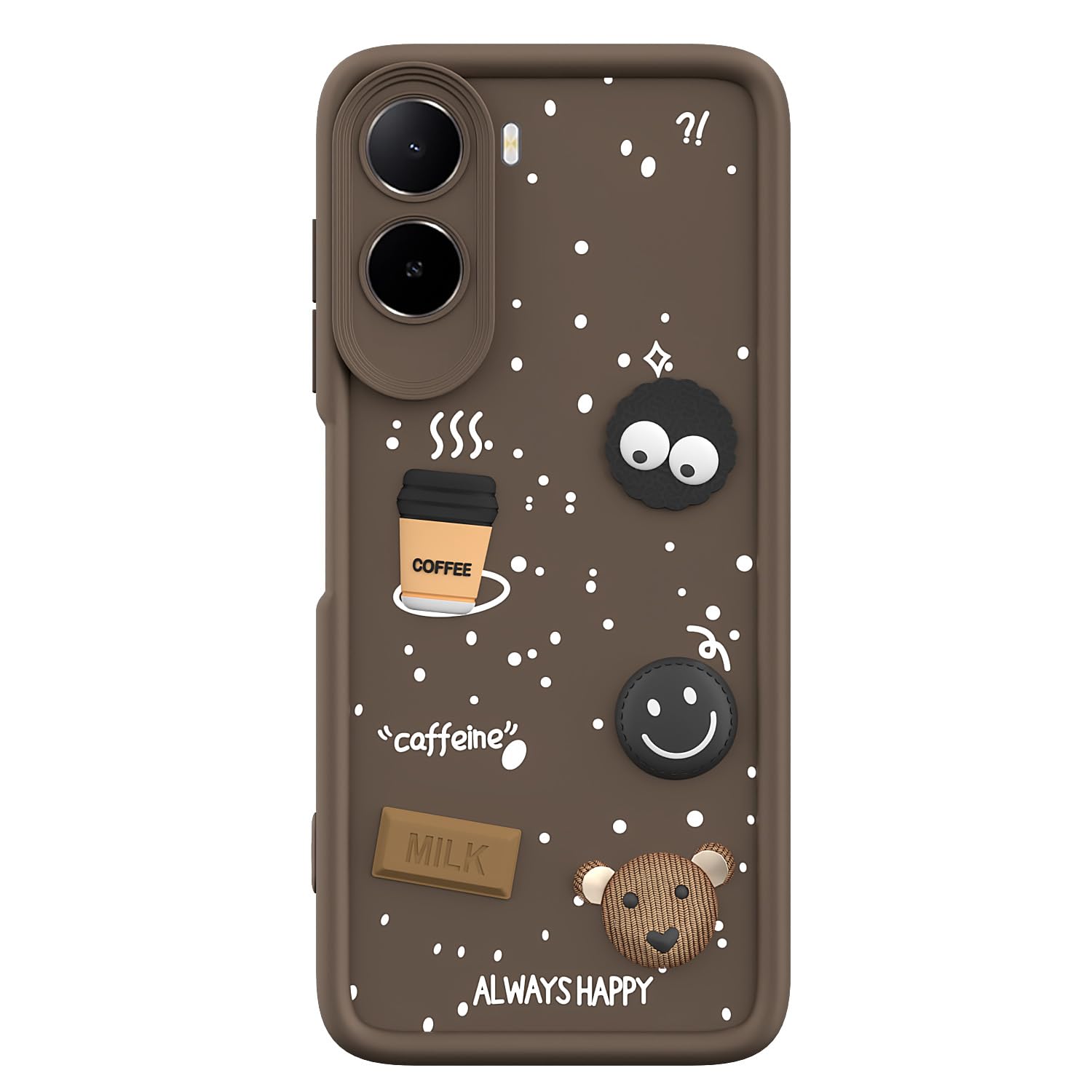 Redmi A7 Pro/Poco C85x 5G mobile back cover in brown by Pikkme – photo 7