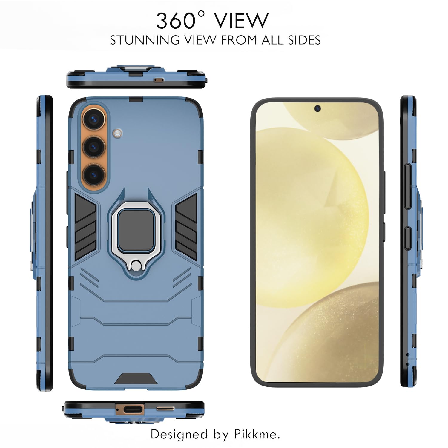 Blue D5 Tough Armor mobile cover for Samsung S24 5G – Pikkme – photo 3
