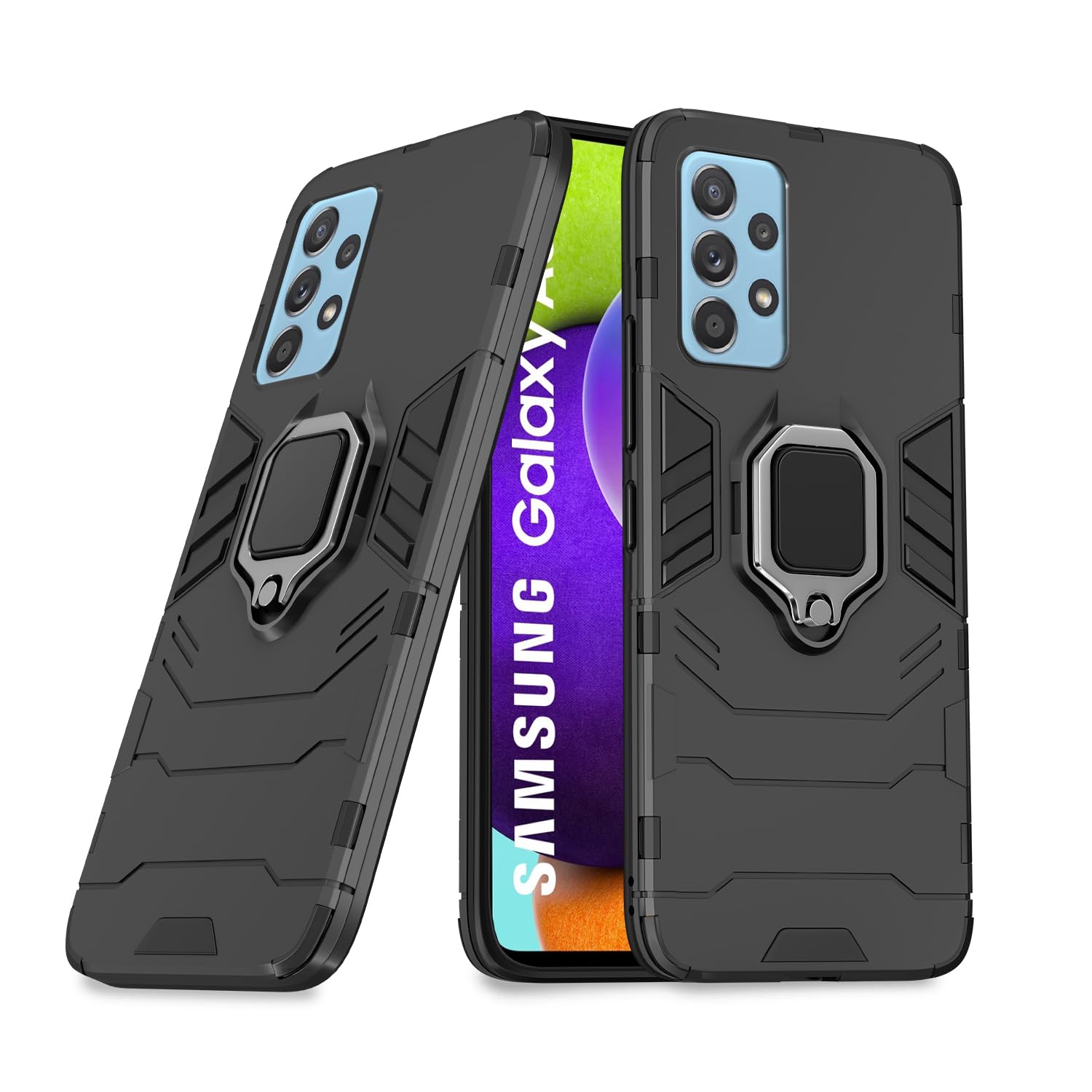  Samsung Galaxy A52 / Samsung Galaxy A52s D5 Tough Armor Back Cover - Black