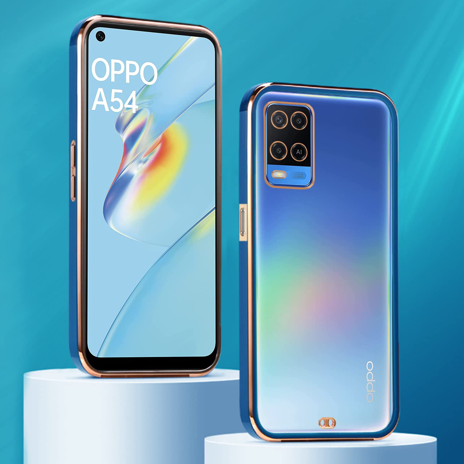 Pikkme Oppo A54 blue back cover – photo 3
