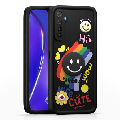 Realme XT/X2 Soft Silicone back cover in black by Pikkme