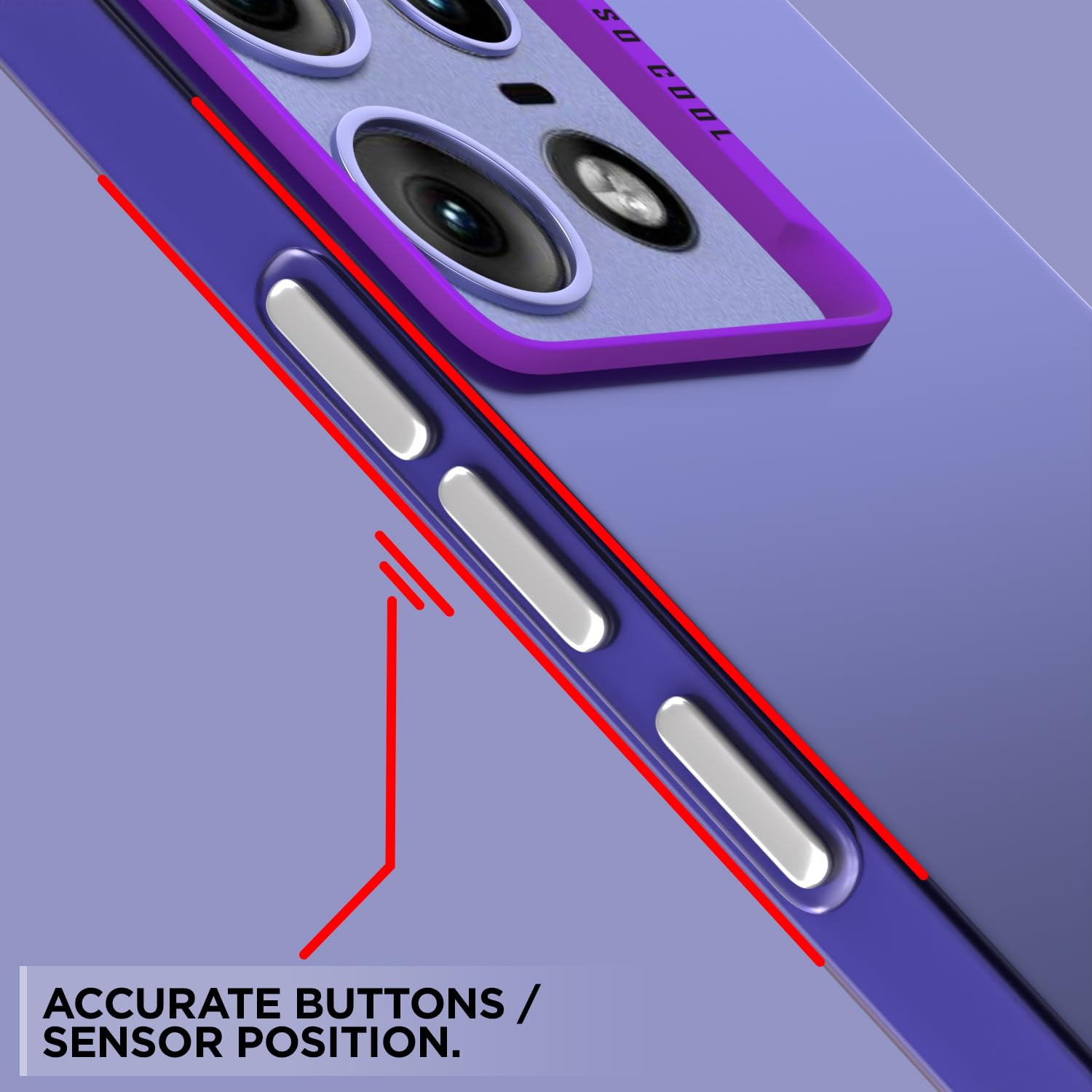 Pikkme Moto Edge 50 Pro 5G Matte purple phone cover – photo 7