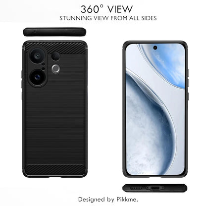 Black mobile cover for Vivo X200 FE 5G – Pikkme – photo 3