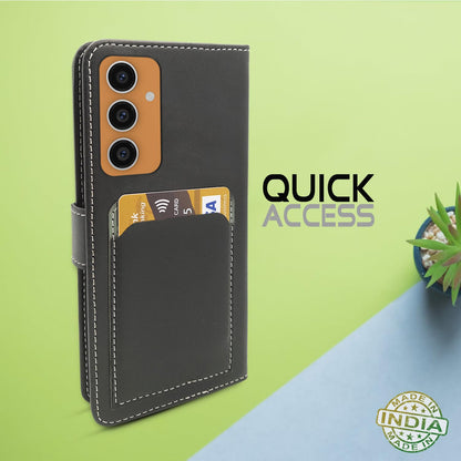 Pikkme Samsung S23 FE 5G grey mobile flip cover – photo 5