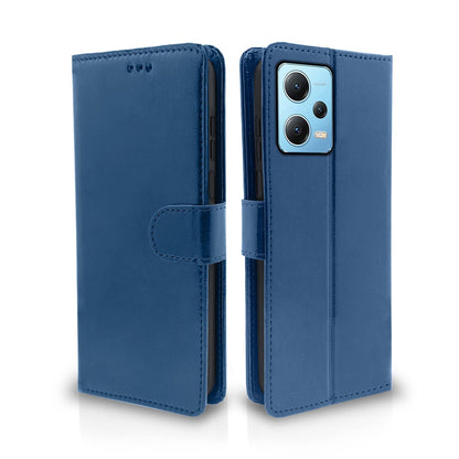 Redmi Note 12 Pro Plus 5G Wallet mobile flip cover in blue by Pikkme