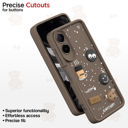 Pikkme Redmi A7 Pro/Poco C85x 5G brown mobile cover – photo 6