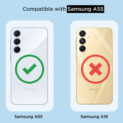 Samsung A55 5G mobile cover in transparent by Pikkme – photo 4