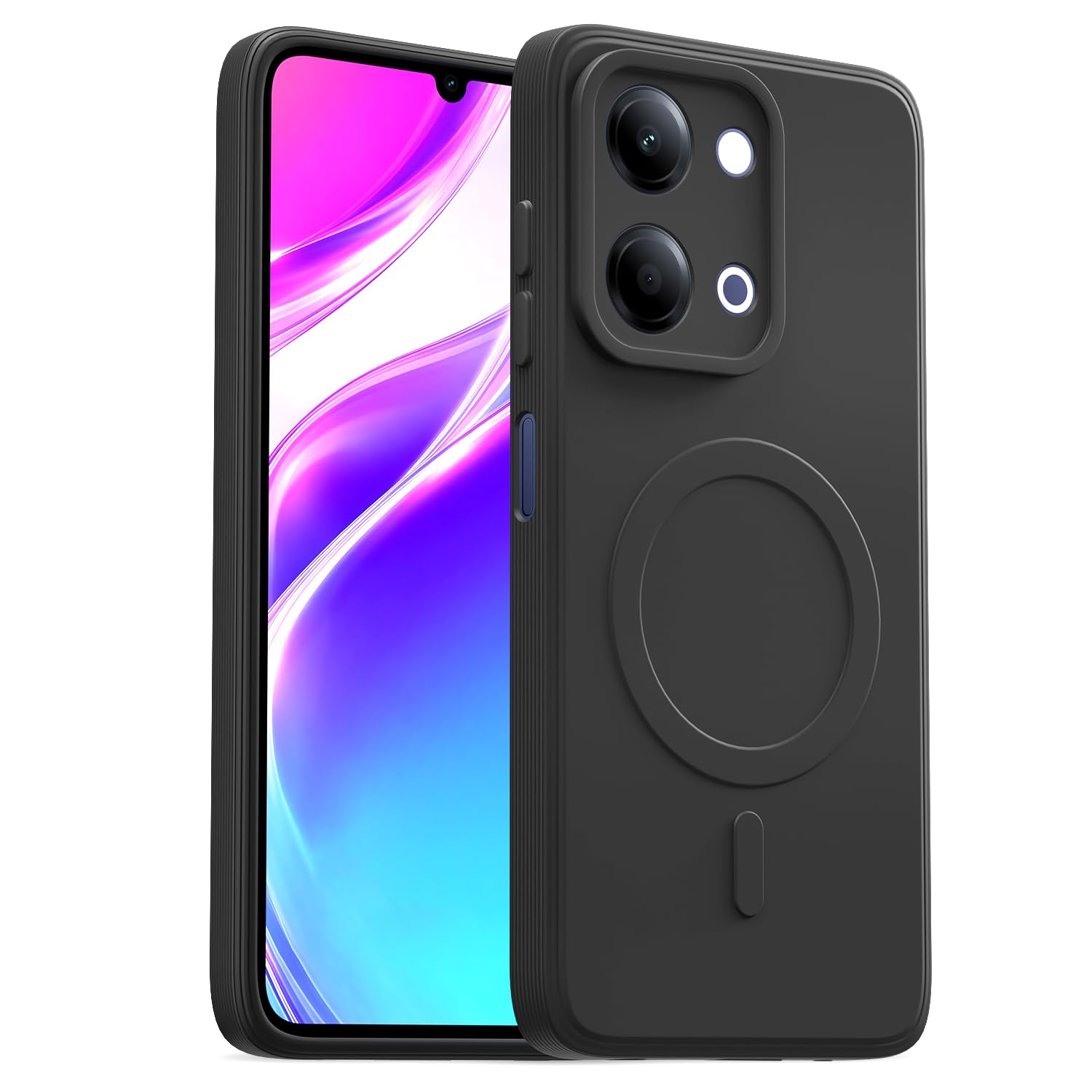 Pikkme Vivo Y11/T5 Lite 5G black mobile back cover