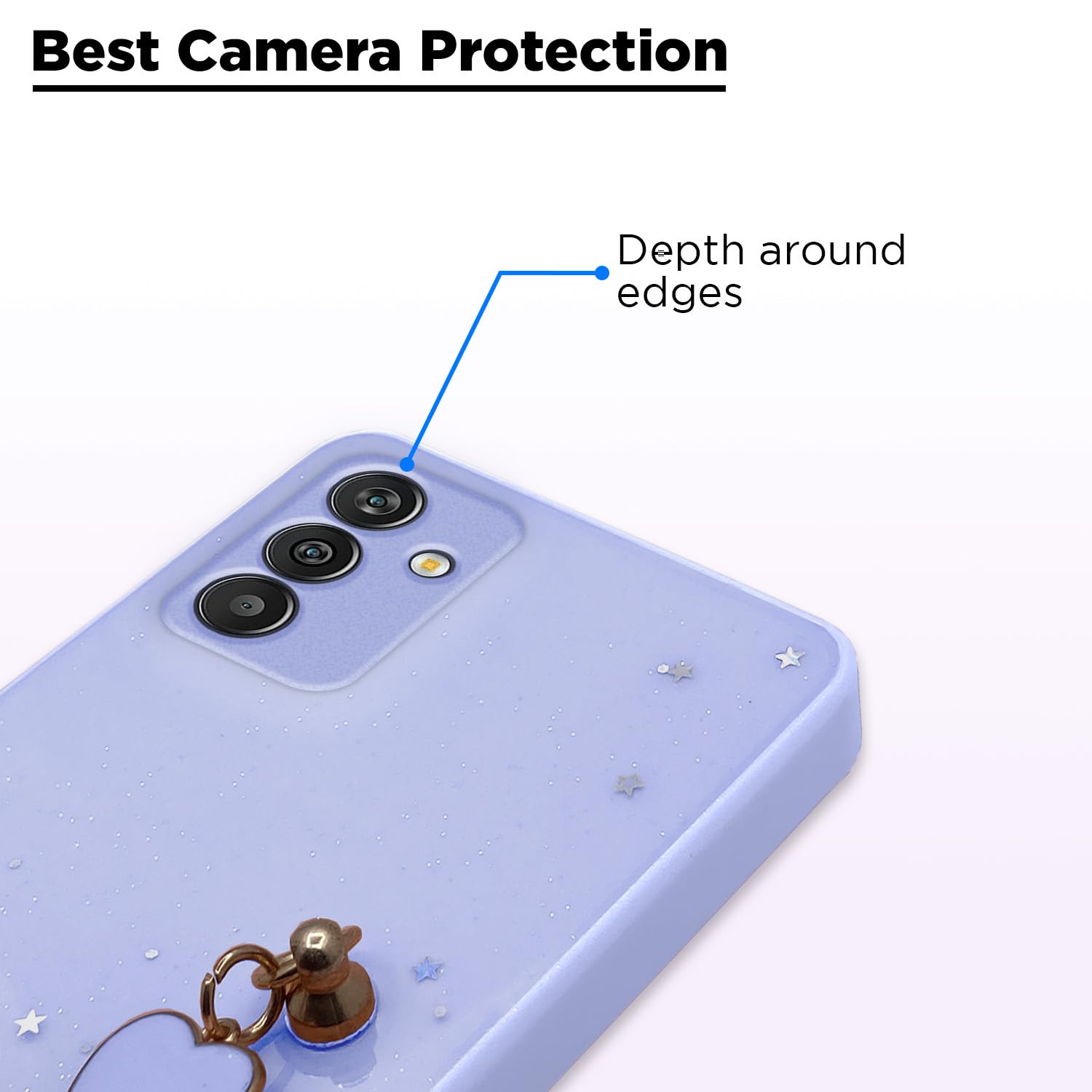 Pikkme purple back cover for Samsung M14 5G – photo 2