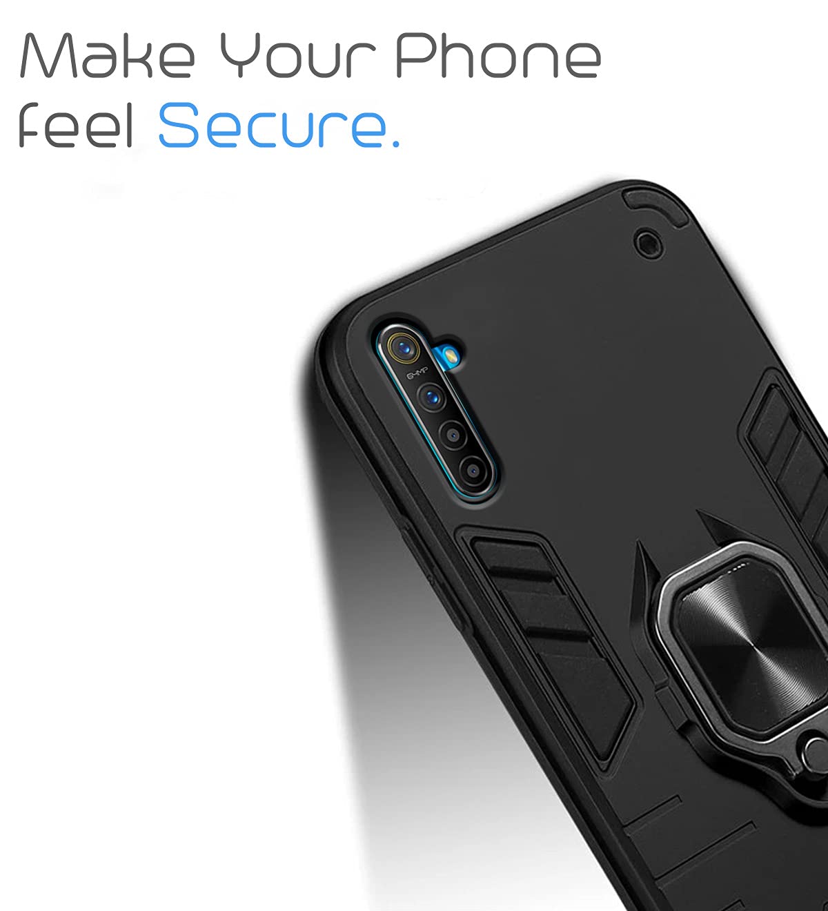 Realme XT, Realme X2 back cover in black by Pikkme – photo 6