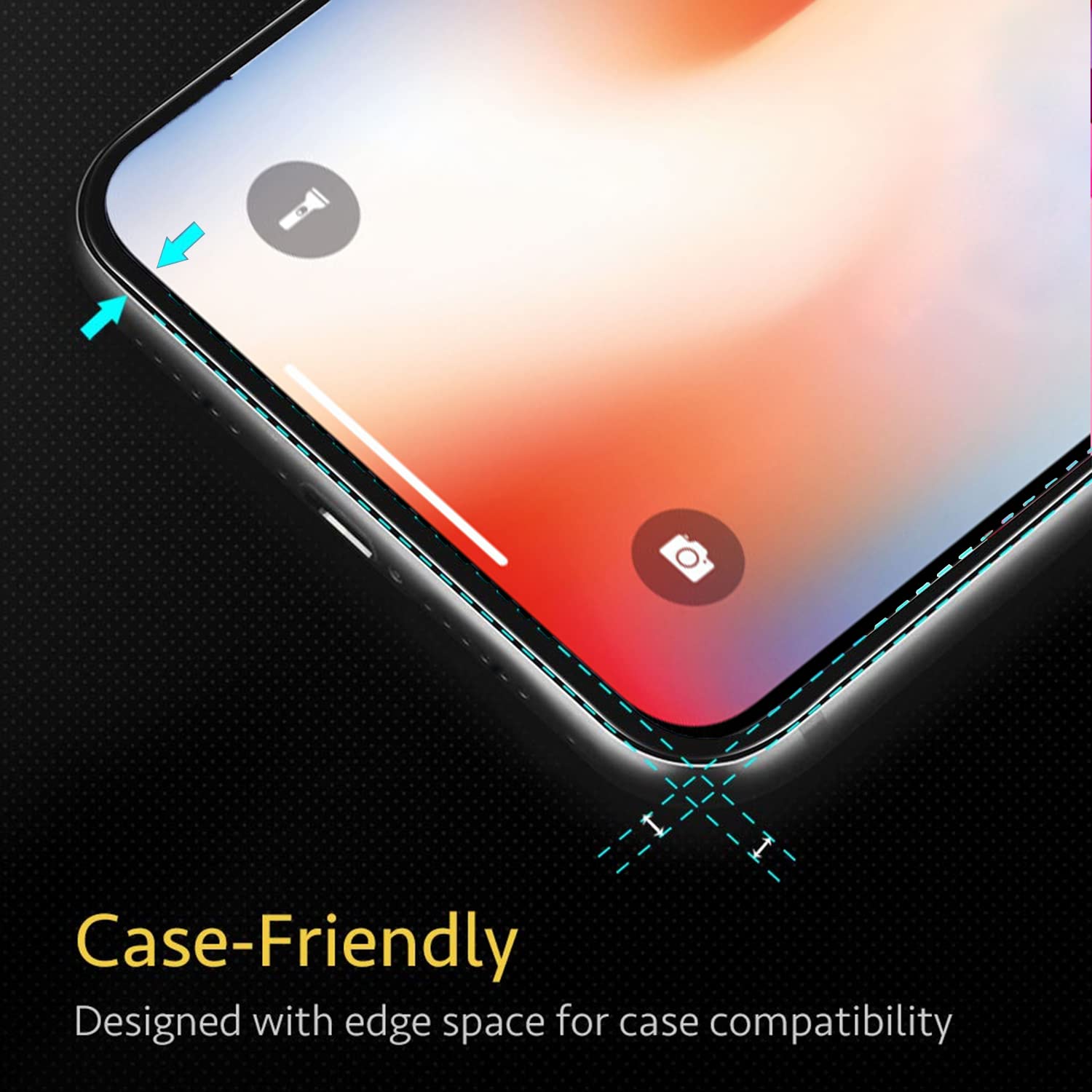 Pikkme iPhone X / Xs Tempered Glass