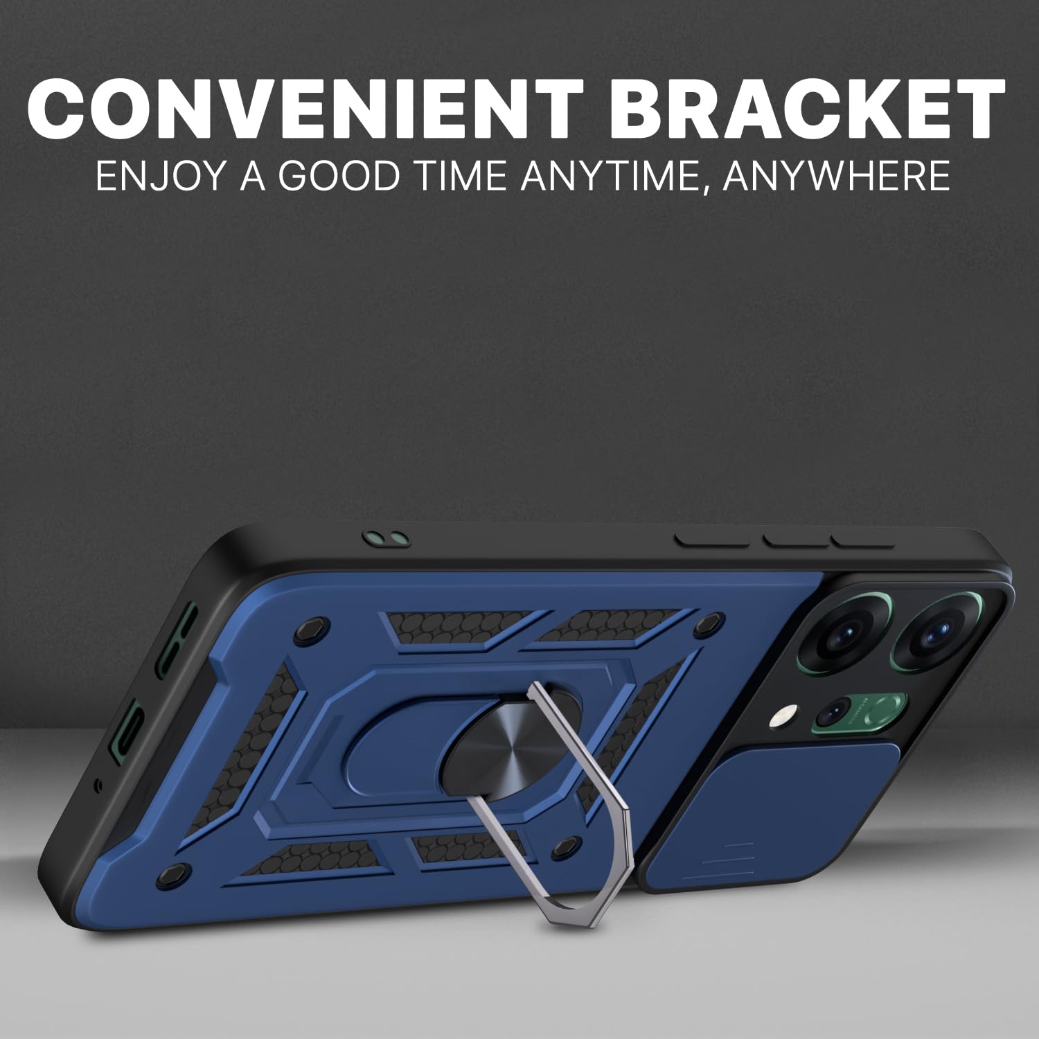 Pikkme Oppo Reno 14 Pro 5G blue mobile back cover – photo 3