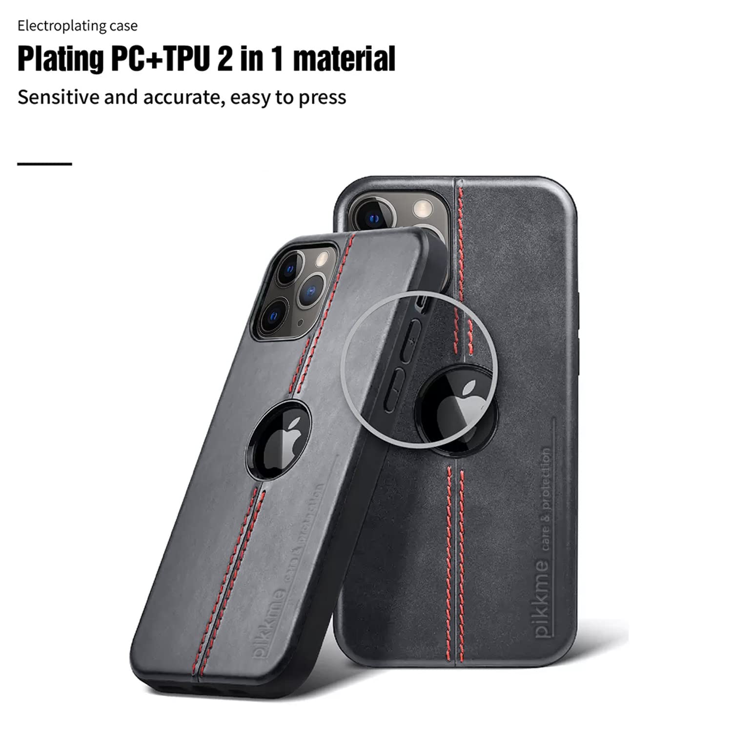 Black Leather mobile cover for iPhone 11 Pro – Pikkme – photo 8