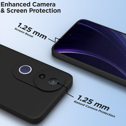 Pikkme black Matte mobile back cover for Vivo T4R/V50e/V50 5G – photo 2