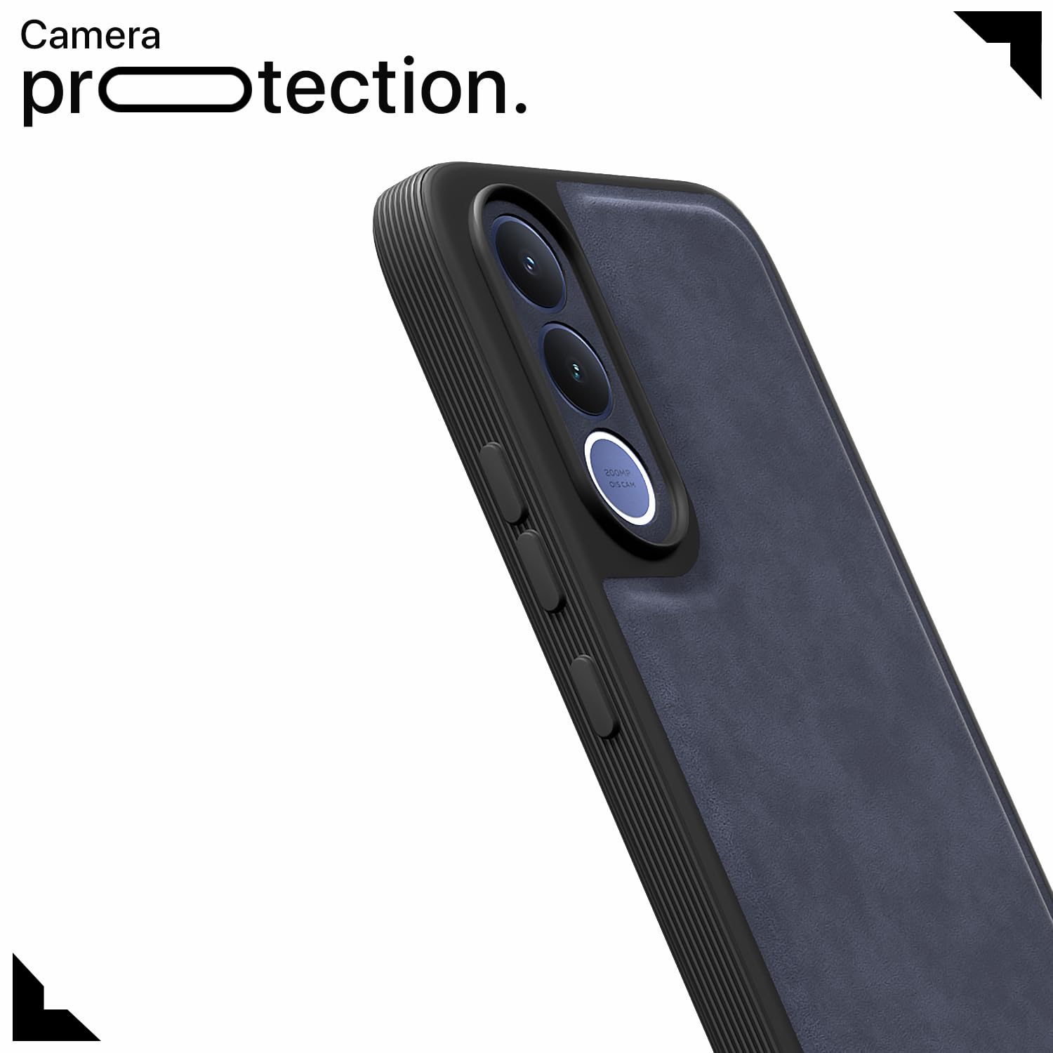 Blue Leather mobile back cover for Vivo V70 FE 5G – Pikkme – photo 5