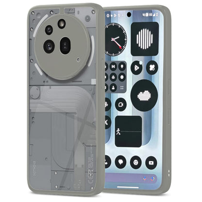 Pikkme Nothing Phone 3a Pro 5G Eagle 2 Shockproof Sleek Hybrid Armor Back Cover (Grey)